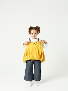 「D.fesense（ディーフェセンス）のアイテム（オールインワン・サロペット）」を使った、DADWAYさん（キッズ・110cm）の夏コーディネート