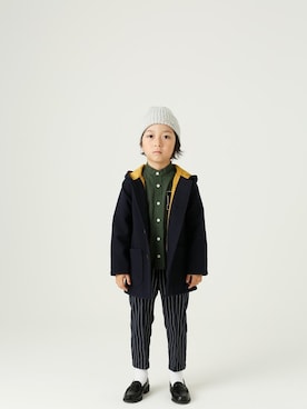 「アイテム（シャツ/ブラウス）」を使った、DADWAYさん（キッズ・110cm）の秋コーディネート