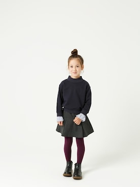 「D.fesense（ディーフェセンス）のアイテム（スウェット）」を使った、DADWAYさん（キッズ・110cm）の秋コーディネート