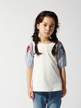 「アイテム（Tシャツ/カットソー）」を使った、DADWAYさん（キッズ・110cm）の春コーディネート