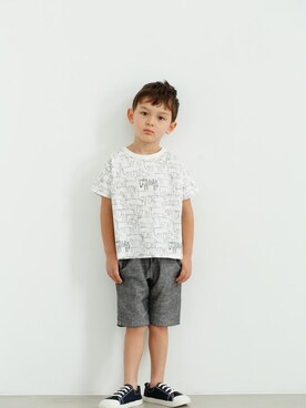 「D.fesense（ディーフェセンス）のアイテム（パンツ）」を使った、DADWAYさん（キッズ・110cm）の冬コーディネート