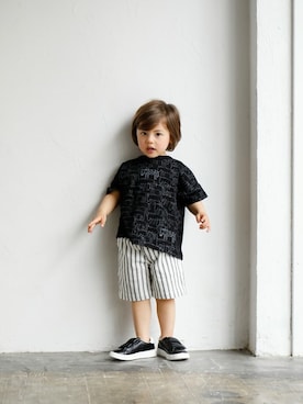 「D.fesense（ディーフェセンス）のアイテム」を使った、DADWAYさん（キッズ・110cm）の春コーディネート