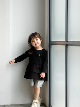 「D.fesense（ディーフェセンス）のアイテム」を使った、DADWAYさん（キッズ・110cm）の春コーディネート