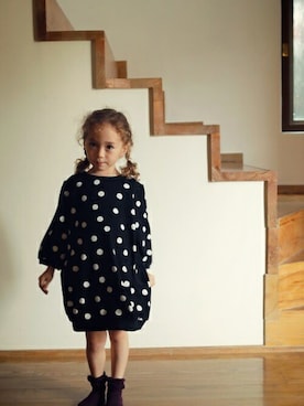 「D.fesense（ディーフェセンス）のアイテム（ワンピース/ドレス）」を使った、DADWAYさん（キッズ・110cm）の秋コーディネート