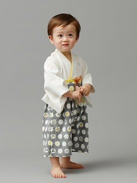 「アイテム（ママ＆ベビー）」を使った、DADWAYさん（キッズ・80cm）の秋コーディネート