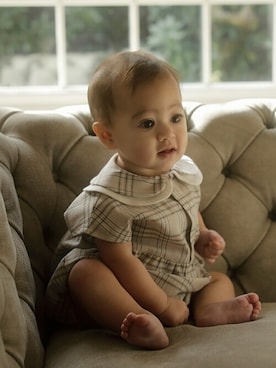 「アイテム（ロンパース）」を使った、DADWAYさん（キッズ・80cm）の冬コーディネート