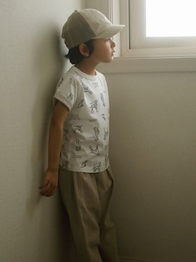 「D.fesense（ディーフェセンス）のアイテム」を使った、DADWAYさん（キッズ・110cm）の冬コーディネート