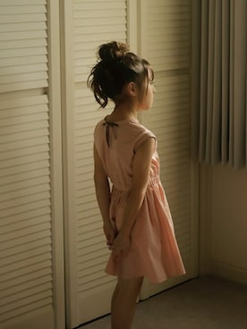 「アイテム（ワンピース/ドレス）」を使った、DADWAYさん（キッズ・110cm）の春コーディネート