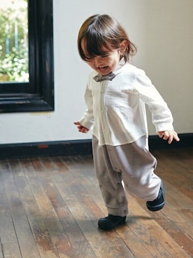 「アイテム（ママ＆ベビー）」を使った、DADWAYさん（キッズ・80cm）の秋コーディネート