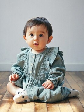 ワンピース ドレスを使った 赤ちゃんコーデ の人気ファッションコーディネート Wear