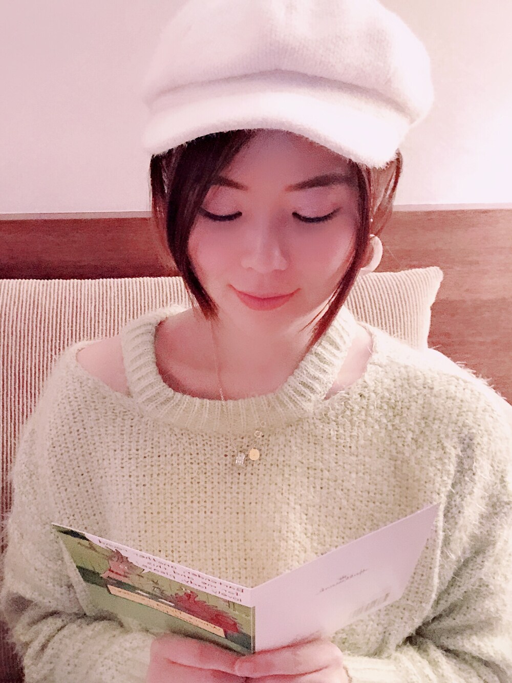 「Marc by Marc Jacobsのアイテム（ネックレス、グリーン系）」を使った、94Fさん（レディース・160cm）の冬コーディネートの1枚目の写真