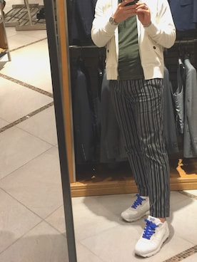 「アイテム（バングル/リストバンド）」を使った、あきのりさん（メンズ・171cm・20代）の春コーディネート
