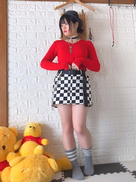 けぽさん(レディース・153cm)の冬コーディネート