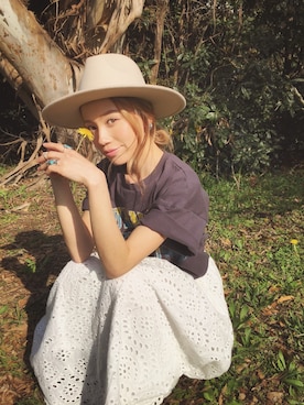 階上実穂さん（レディース・158cm）の春コーディネート