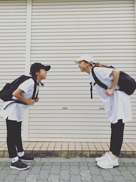 階上実穂さん（レディース・158cm）の春コーディネート