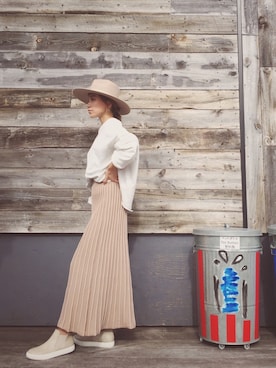 「Matisse（マティス）のアイテム」を使った、階上実穂さん（レディース・158cm）の秋コーディネート