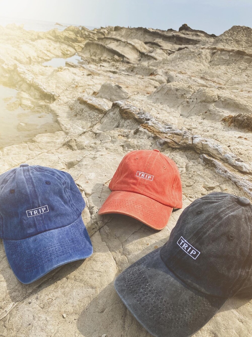 「キャップ、ロゴキャップ、刺繍、TRIP、ローキャップ、CAP、ウォッシュ加工、ヴィンテージ、帽子、summer」｜「no brandのWASH LOWCAP（キャップ、その他）」を使った、階上実穂さん（レディース・158cm）の夏コーディネートの1枚目の写真