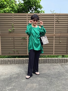 「g.v.g.v.」｜YASUKAさん（レディース・157cm）の夏コーディネート