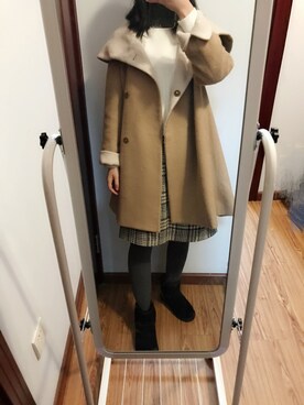 「La TOTALITE（ラトータリテ）のアイテム」を使った、菲非---さん（レディース・161cm）の冬コーディネート