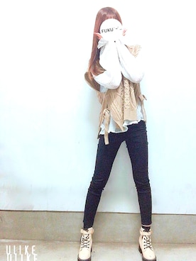 Fuku˙ᵕ˙⑅さん(レディース・156cm)の春コーディネート