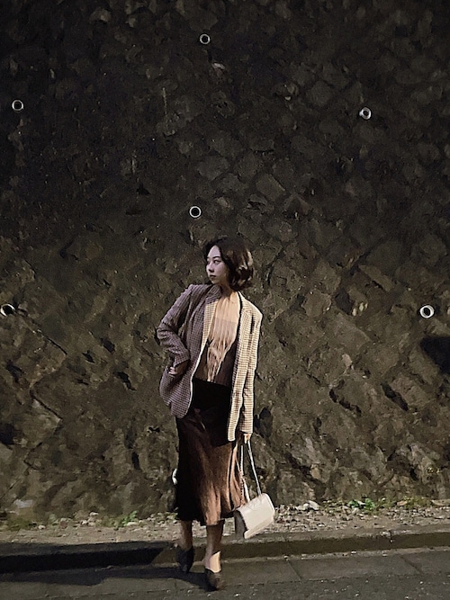 FRAY I.D（フレイアイディー）の「サイドボタンナローサテン