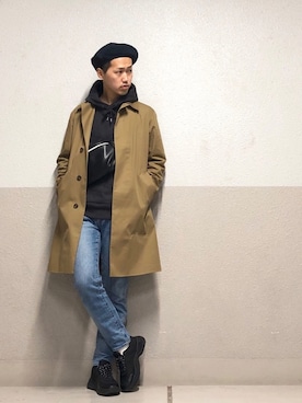 「Code Kelly（コードケリー）のアイテム（帽子）」を使った、ITSUKI さん（メンズ・175cm）の春コーディネート