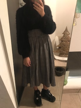 🍑momo🍑さん（レディース・160cm）の冬コーディネート