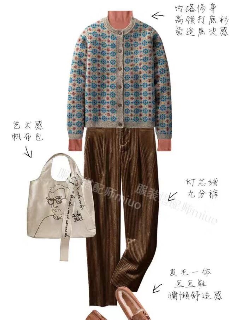 「UNIQLOのアイテム（アンサンブル、その他）」を使った、深蓝的鱼小姐さん（レディース・160cm）の秋コーディネートの1枚目の写真