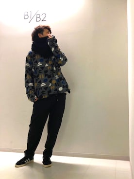 「Design Tshirts Store graniph（デザイン　ティーシャツ　ストア　グラニフ）のアイテム（ジャケット/アウター）」を使った、U-8さん（メンズ・174cm）の冬コーディネート