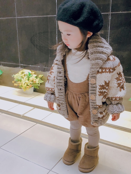 TODAYFUL（トゥデイフル）の「キッズカウチンニット（Tシャツ