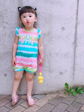 「babygap」｜「アイテム（その他）」を使った、yuu313さん（キッズ・90cm）の夏コーディネート