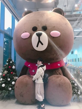 「アベイル」｜「アイテム（ダウンジャケット/コート）」を使った、Honoka さん（レディース・150cm）の冬コーディネート