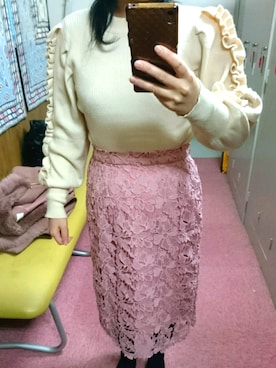 「EDIT COLOGNE（エディットコロン）のアイテム（トップス）」を使った、Mamiさん（レディース・148cm）の冬コーディネート