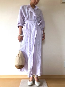 「ateliers PENELOPE（アトリエペネロープ）のアイテム」を使った、km410さん（レディース・158cm）の春コーディネート