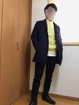 「さしいろ」｜「アイテム（パンツ）」を使った、イッチさん（メンズ・164cm）の冬コーディネート