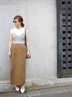 「ワッフル」｜shukoさん（レディース・158cm）の夏コーディネート