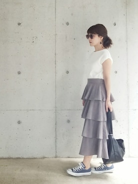 shukoさん（レディース・158cm）の夏コーディネート