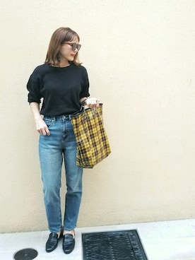 「ワッフル」｜「アイテム（サンダル）」を使った、shukoさん（レディース・158cm）の秋コーディネート