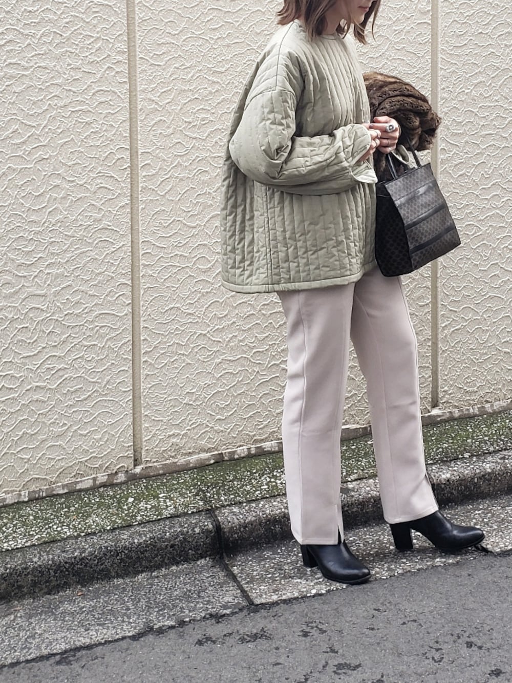 ＜6(ROKU)＞STRIPE QUILTING PULLOVER/カットソー 6（ロク）の「＜6(ROKU)＞STRIPE QUILTING PULLOVER/カットソー