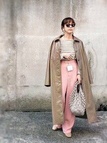 CITYSHOP（シティーショップ）の「FAUX LEATHER COAT（ステンカラー