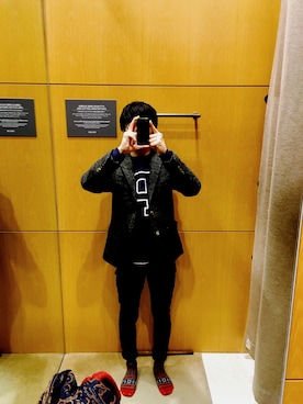 「BROOKS BROTHERS（ブルックスブラザーズ）のアイテム（スーツジャケット、グリーン系）」を使った、カズさん（メンズ・168cm）の冬コーディネート