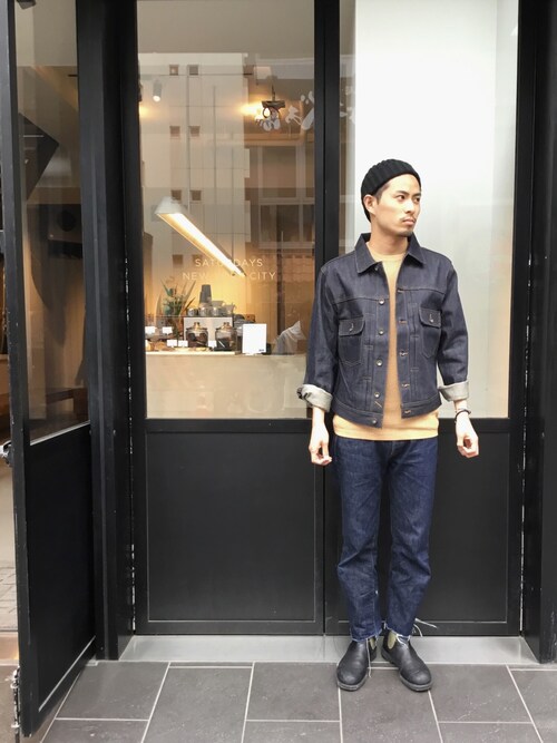 Saturdays NYC 名古屋Takuma_Kawasakiさんのデニムジャケットを使った