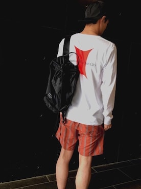 「Saturdays NYC（サタデーズ ニューヨークシティ ）のアイテム（キャップ）」を使った、Takuma_Kawasakiさん（メンズ・173cm）の春コーディネート