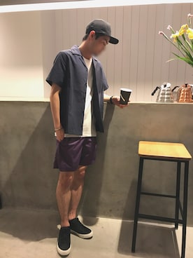 「Saturdays NYC（サタデーズ ニューヨークシティ ）のアイテム（キャップ）」を使った、Takuma_Kawasakiさん（メンズ・173cm）の春コーディネート