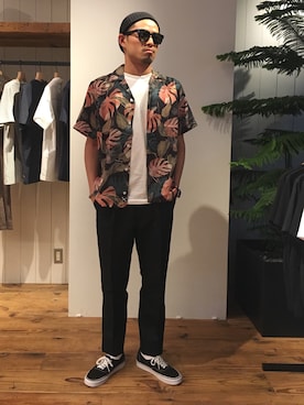 「Saturdays NYC（サタデーズ ニューヨークシティ ）のアイテム（ニットキャップ/ビーニー）」を使った、Takuma_Kawasakiさん（メンズ・173cm）の春コーディネート