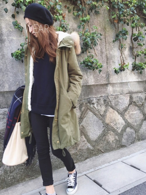 Sato Mysty Womanのモッズコートを使ったコーディネート Wear