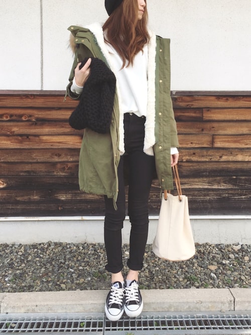 Sato Mysty Womanのモッズコートを使ったコーディネート Wear