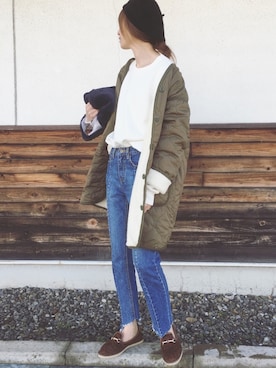 Sato*さん（レディース・164cm）の冬コーディネート