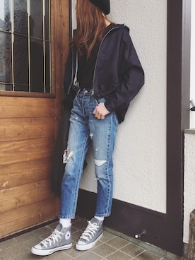 Sato*さん（レディース・164cm）の冬コーディネート