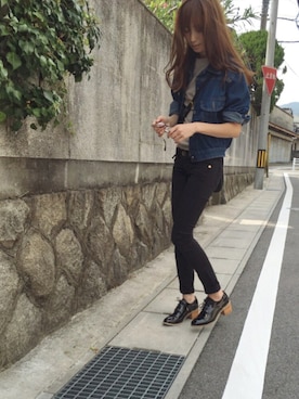 「アイテム（ピアス（両耳用））」を使った、Sato*さん（レディース・164cm・30代）の秋コーディネート